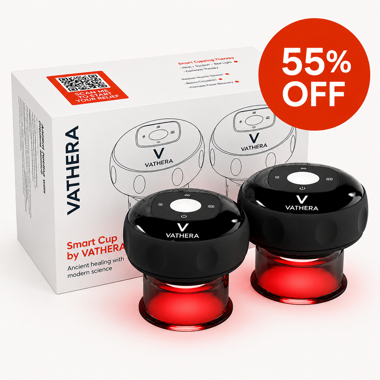 VATHERA™ Smart Cupping Therapy Massager